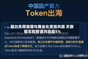 算力负荷激增与商业化变现共振 天数智芯和智谱均涨超5%