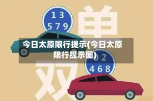 今日太原限行提示(今日太原限行提示图)