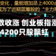 A股三大指数收涨 创业板指涨超2% 逾4200只股飘红