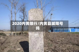 2020内黄限行/内黄县城限号吗