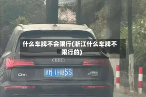 什么车牌不会限行(浙江什么车牌不限行的)