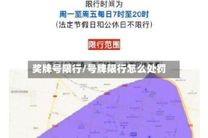 奖牌号限行/号牌限行怎么处罚