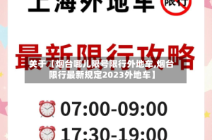 关于【烟台哪儿限号限行外地车,烟台限行最新规定2023外地车】