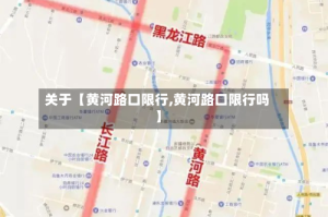 关于【黄河路口限行,黄河路口限行吗】