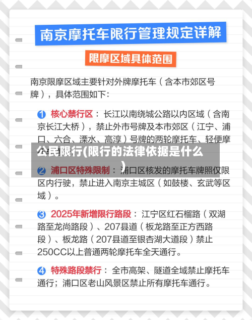 公民限行(限行的法律依据是什么)-第3张图片