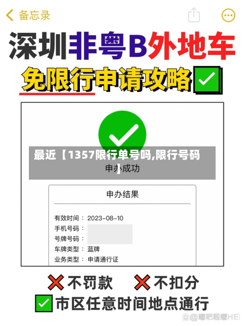 最近【1357限行单号吗,限行号码】-第3张图片
