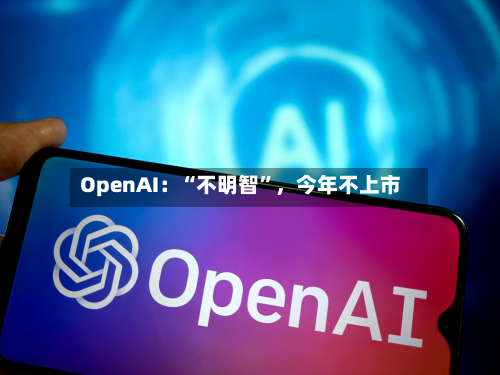 OpenAI：“不明智”，今年不上市-第2张图片