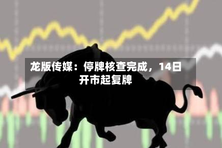龙版传媒：停牌核查完成，14日开市起复牌-第1张图片