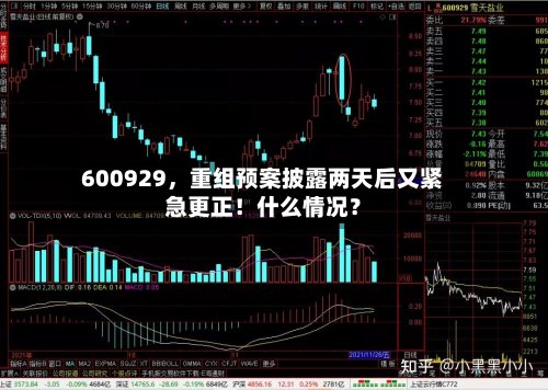 600929，重组预案披露两天后又紧急更正！什么情况？-第2张图片