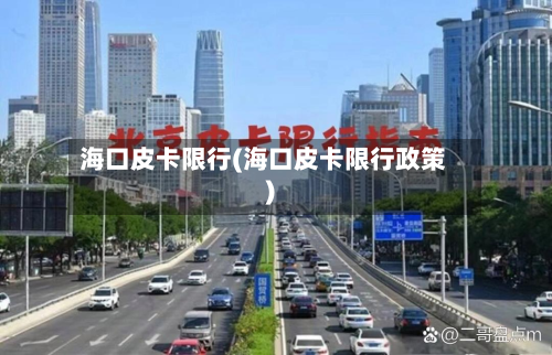 海口皮卡限行(海口皮卡限行政策)-第2张图片