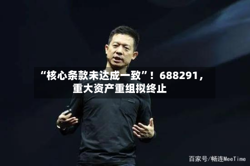 “核心条款未达成一致”！688291，重大资产重组拟终止-第1张图片