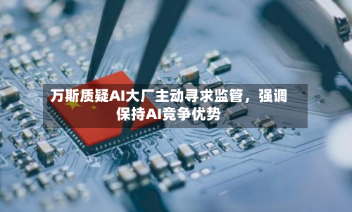 万斯质疑AI大厂主动寻求监管，强调保持AI竞争优势-第1张图片