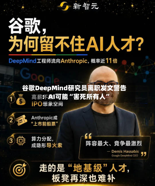 谷歌DeepMind研究员离职发文警告：AI可能“害死所有人”-第1张图片