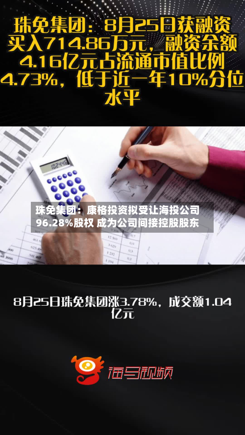 珠免集团：康格投资拟受让海投公司96.28%股权 成为公司间接控股股东-第3张图片