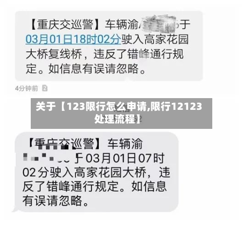 关于【123限行怎么申请,限行12123处理流程】-第1张图片