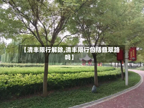 【清丰限行解除,清丰限行包括叠翠路吗】-第2张图片