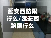延安西路限行么/延安西路限行么-第1张图片