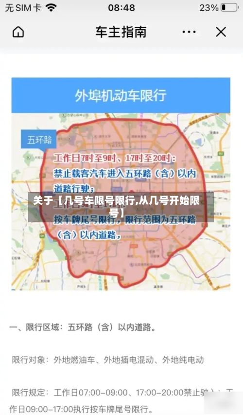 关于【几号车限号限行,从几号开始限号】-第2张图片