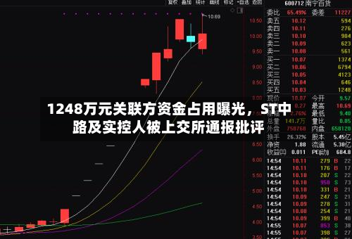 1248万元关联方资金占用曝光	，ST中路及实控人被上交所通报批评-第1张图片
