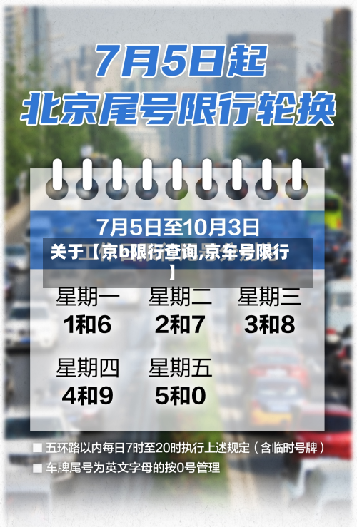 关于【京b限行查询,京车号限行】-第1张图片
