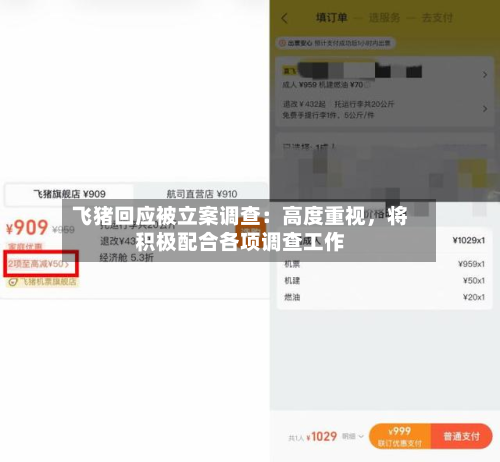 飞猪回应被立案调查：高度重视，将积极配合各项调查工作-第1张图片