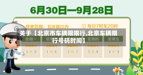 关于【北京市车辆限限行,北京车辆限行号码时间】-第1张图片