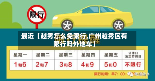 最近【越秀怎么免限行,广州越秀区有限行吗外地车】-第1张图片
