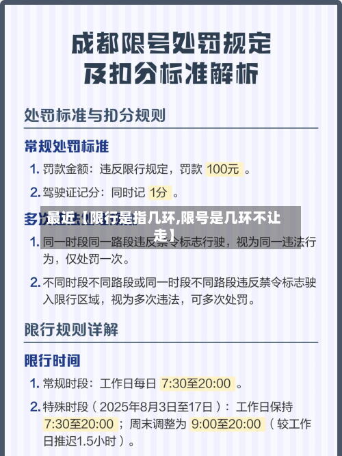 最近【限行是指几环,限号是几环不让走】-第1张图片