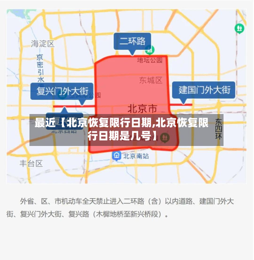 最近【北京恢复限行日期,北京恢复限行日期是几号】-第1张图片
