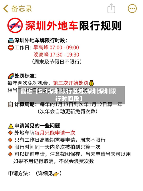 最近【5.1深圳限行区域,深圳深圳限行时间段】-第1张图片