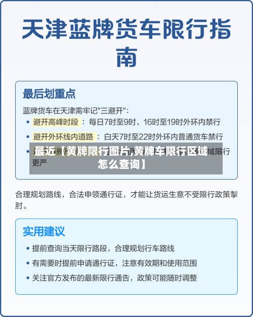 最近【黄牌限行图片,黄牌车限行区域怎么查询】-第1张图片