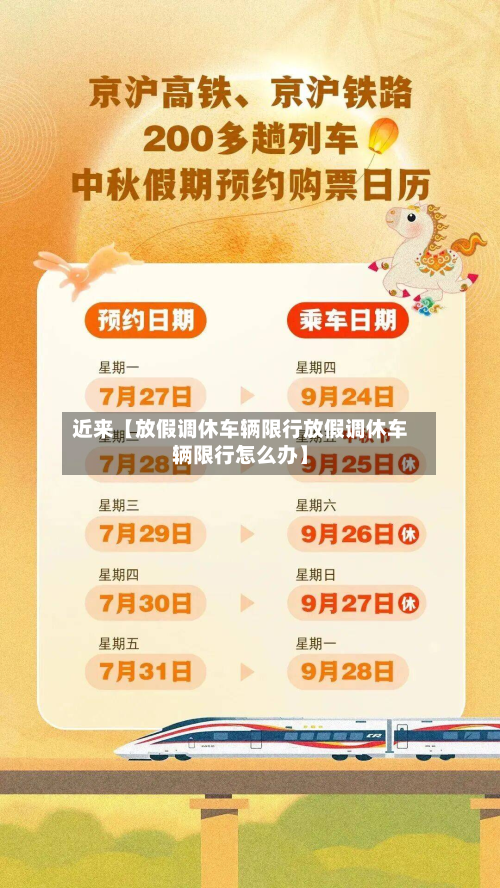 近来【放假调休车辆限行放假调休车辆限行怎么办】-第1张图片