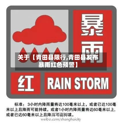 关于【青田县限行,青田县发布暴雨红色预警】-第2张图片