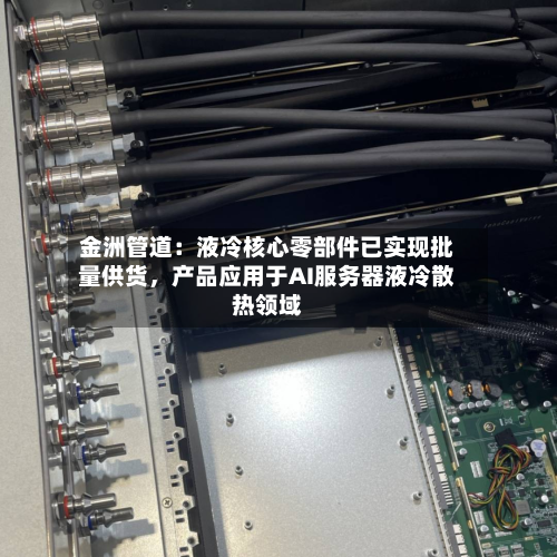 金洲管道：液冷核心零部件已实现批量供货，产品应用于AI服务器液冷散热领域-第1张图片
