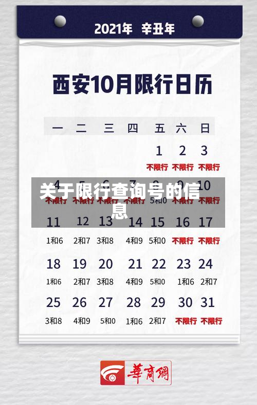 关于限行查询号的信息-第2张图片