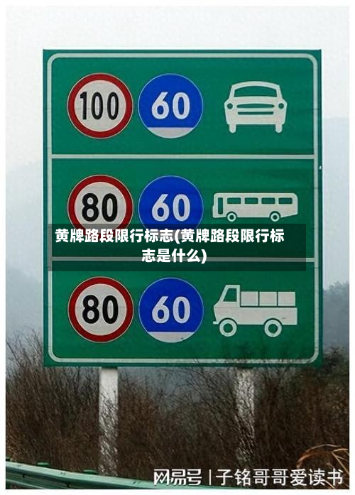 黄牌路段限行标志(黄牌路段限行标志是什么)-第1张图片