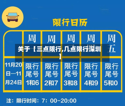 关于【三点限行,几点限行深圳】-第1张图片