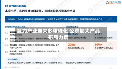 算力产业迎来多重催化 公募加大产品布局力度-第3张图片