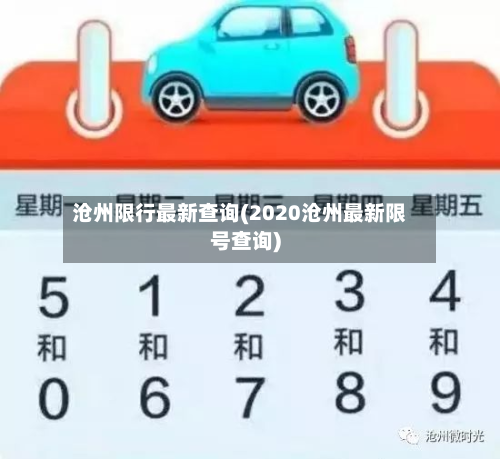 沧州限行最新查询(2020沧州最新限号查询)-第3张图片
