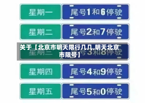 关于【北京市明天限行几几,明天北京市限号】-第1张图片