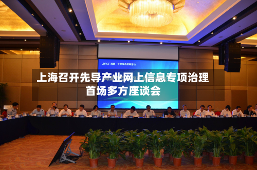 上海召开先导产业网上信息专项治理首场多方座谈会-第1张图片
