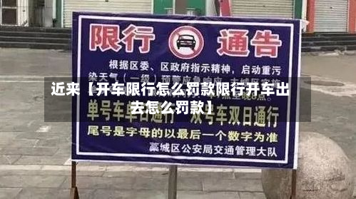 近来【开车限行怎么罚款限行开车出去怎么罚款】-第3张图片