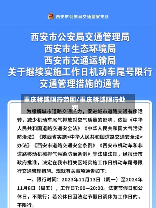 重庆桥隧限行范围/重庆桥隧限行处罚-第1张图片