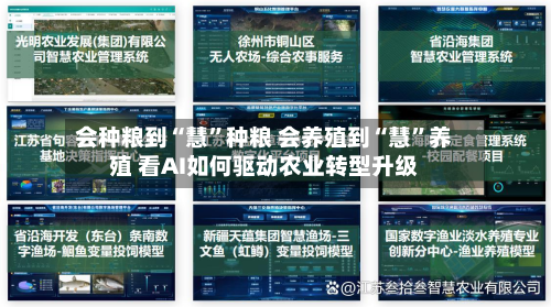 会种粮到“慧”种粮 会养殖到“慧	”养殖 看AI如何驱动农业转型升级-第1张图片